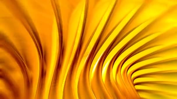 Spinning Gelben Abstrakten Hintergrund — Stockvideo