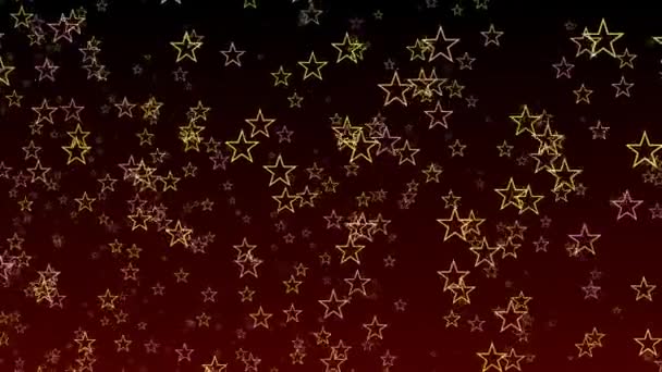Efekt Animacji Animowane Gwiazdy — Wideo stockowe