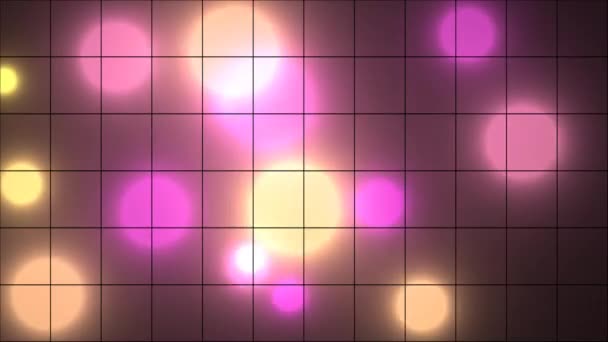 Vídeo Luces Disco Bokeh — Vídeo de stock