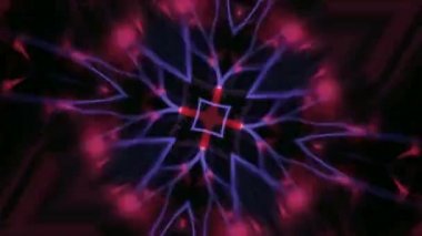 Plazma topu kaleydoskop sanat kırmızı