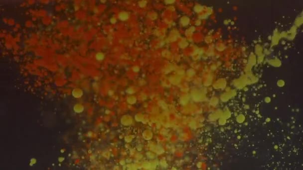 Експеримент Водою Нафтових Бульбашок — стокове відео