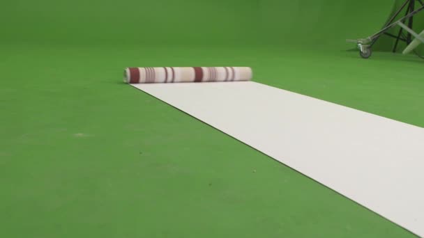 Papier peint chromakey dérouler — Video