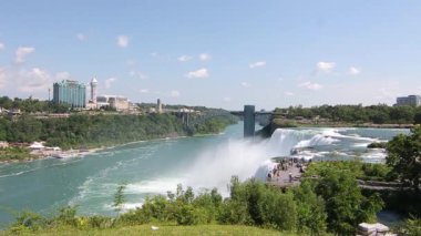 Niagara falls su Kanada ABD
