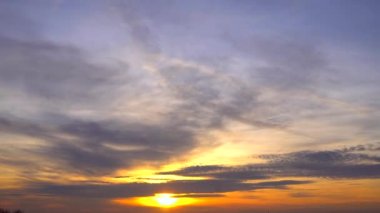 günbatımı gökyüzü bulutlar abendstimmung video