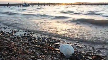 dalga beach kabuk su Gölü