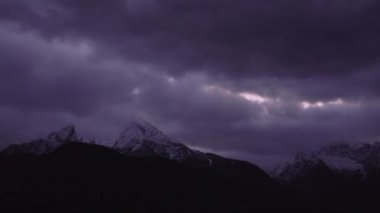 video watzmann zaman atlamalı Dağları