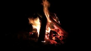 ahşap çatlatma kamp ateşi rüzgar gürültü