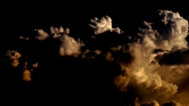 Хмари темні містичні драматичні — стокове відео