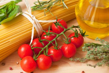 İtalyan mutfağının geleneksel malzemelerin atış kapatın