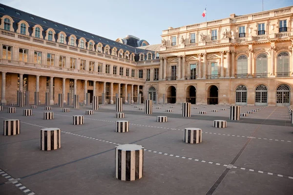 Paris Frankrijk Augustus 2016 Palais Royal Mooie Toeristische Attractie Weergave — Stockfoto