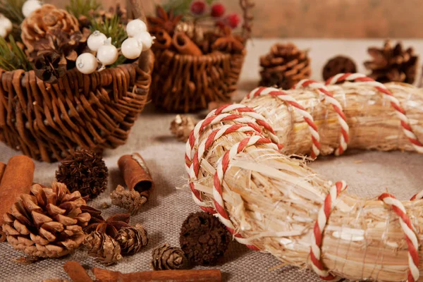 Noel dekorasyon hediye ile. Xmas kartları, davet, ticari kavramı