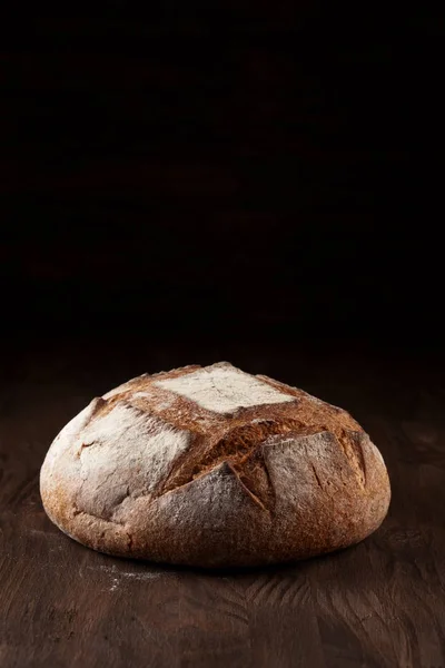 Pão Caseiro Fresco Estilo Rústico — Fotografia de Stock