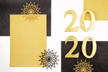 Yeni yıl 2020 Kutlama Konsepti 
