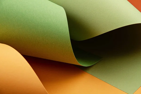 Абстрактний фон з рулонних текстурних паперових листів різних відтінків — стокове фото