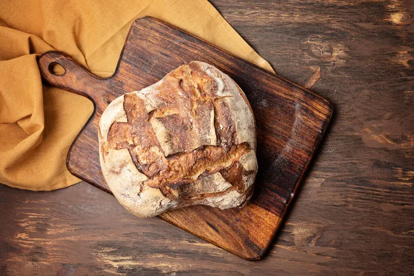 Свежий Органический Домашний Хлеб Здоровое Питание Купить Местные Хлеб Рецепты — стоковое фото