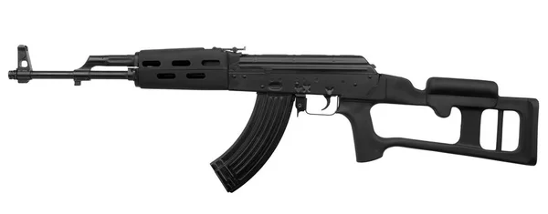 하얀 배경에 고립된 총 — 스톡 사진
