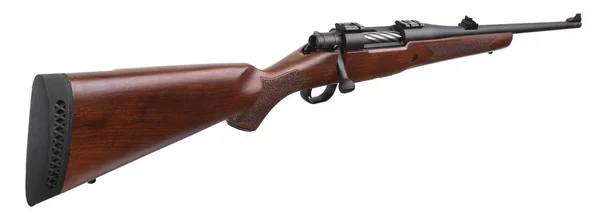 Gun rifle isolated on white — Stock Photo, Image