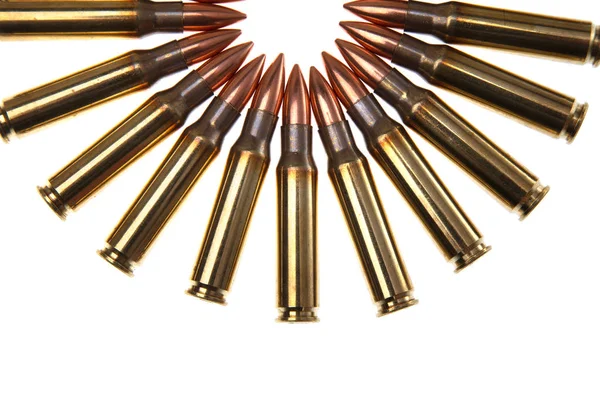 Ammunition isolerad på vit — Stockfoto