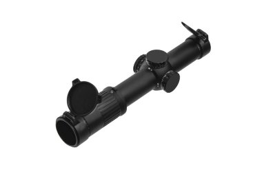 Keskin nişancı ve av tüfekleri için modern optik görme izole bir