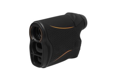 Modern optik aralık bulucu beyaz arkaplanda izole edildi. İzole