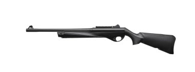 Modern yarı otomatik taktik av tüfeği beyaz backgrou izole