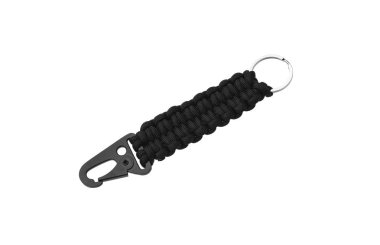 paracord anahtarlık beyaz arka plan üzerinde izole