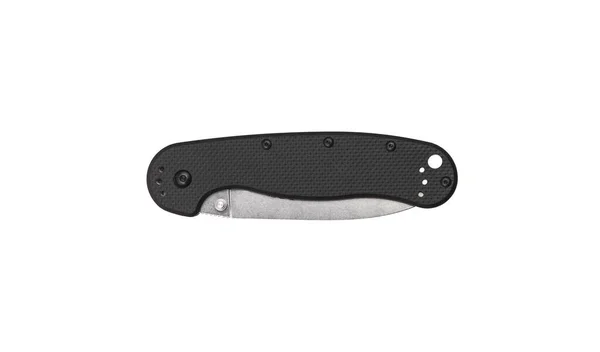 Coltello Isolato Sfondo Bianco Coltello Pieghevole Moderno — Foto Stock