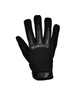 Askeri eldivenler, taktik eldivenler, koruyucu eldivenler izole edilmiş beyaz arka plan. Bilek. Avlanan Tam Parmak Eldivenleri beyazda izole edildi