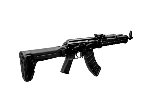 Automatický Izolát Karabiny Bílém Pozadí Zbraně Pro Policii Armádu Speciální — Stock fotografie