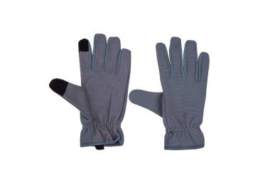 Askeri eldivenler, taktik eldivenler, koruyucu eldivenler izole edilmiş beyaz arka plan. Bilek. Avlanan Tam Parmak Eldivenleri beyazda izole edildi