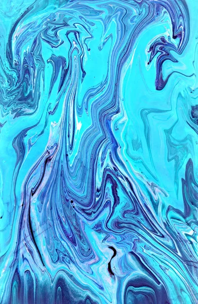 Жидкая Текстура Фона Абстрактная Живопись Мраморный Мраморный Поток Жидкости — стоковое фото