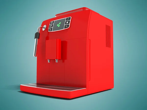 Máquina Café Elétrica Multifuncional Moderna Com Tanque Água Para Duas — Fotografia de Stock