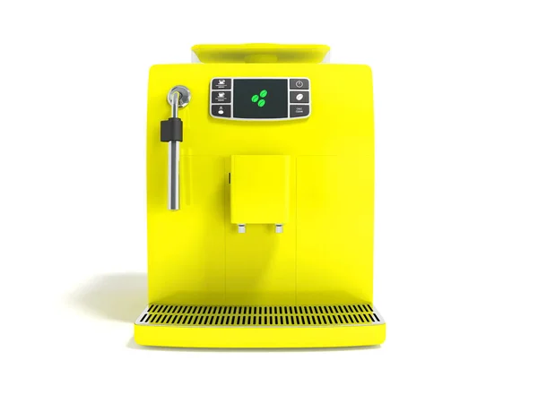 Moderní Multi Funkční Vařič Nádrží Vodu Pro Dva Šálky Žlutá — Stock fotografie