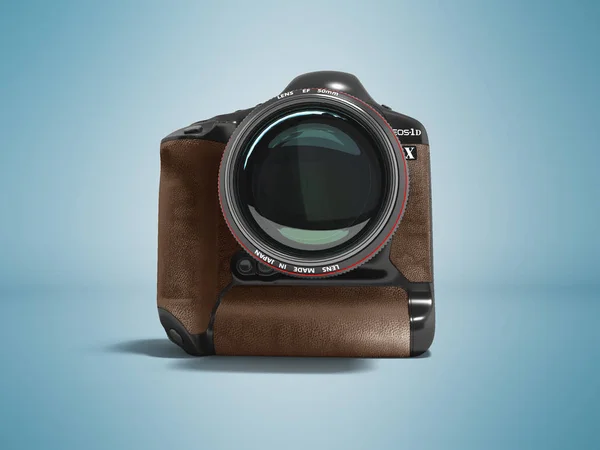 Moderne professionele camera voor professioneel fotograferen in natuur b — Stockfoto