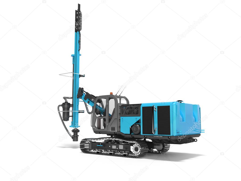 Big construction machinery crawler mounted rotary drilling rig b