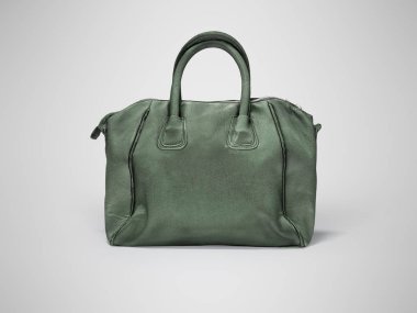 Gri sırtlı 3D kadın alışveriş torbası