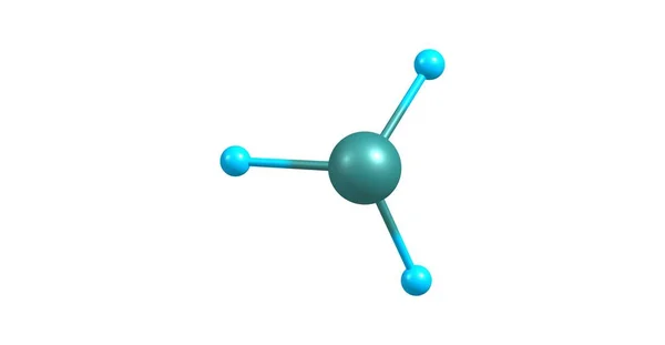 Arsine 분자 구조 흰색 절연 — 스톡 사진