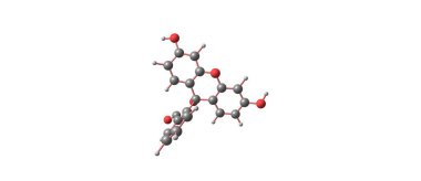 Fluoresein moleküler yapısı üzerinde beyaz izole