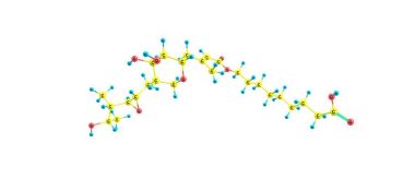 Mupirocin moleküler yapısı üzerinde beyaz izole