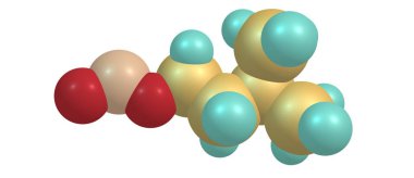 İzoamil nitrit moleküler yapısı üzerinde beyaz izole