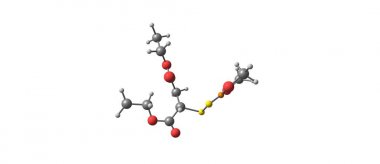 Beyaz izole zehriymiş moleküler yapısı