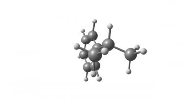 Dönen kimyon moleküler yapı videosu