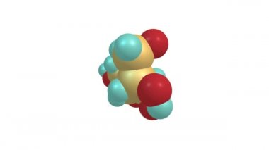Sorbitol molekülü video tam Hd döndürür