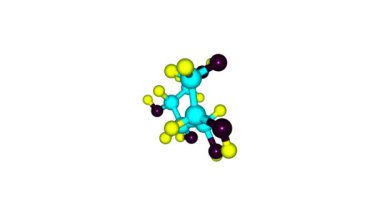 Sorbitol molekülü video tam Hd döndürür