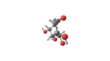 Sorbitol molekülü video tam Hd döndürür