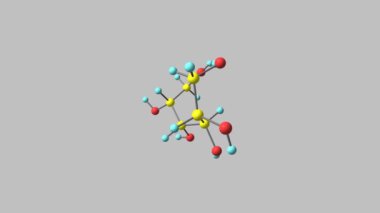 Sorbitol molekülü video tam Hd döndürür