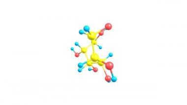 Sorbitol molekülü video tam Hd döndürür