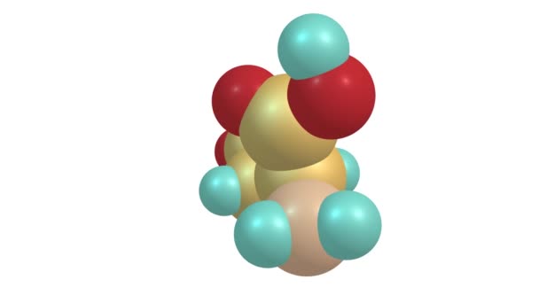 Asparagine Molécule Rotation Vidéo Full — Video