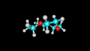 Crown molekülü video tam HD döndürür