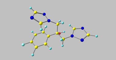 Fluconazole, bir dizi mantar enfeksiyonu için kullanılan mantar önleyici bir ilaçtır. 3d illüstrasyon